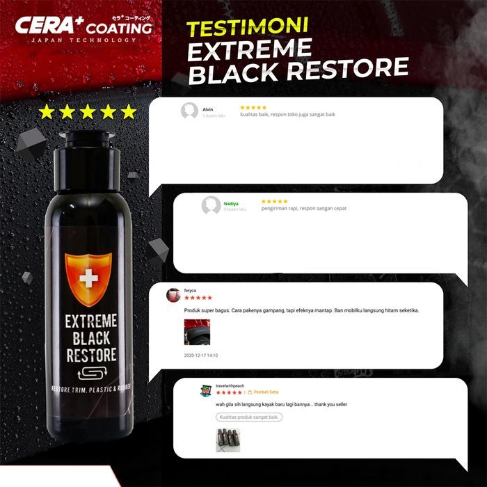 EXTREME BLACK RESTORE PENGHITAM BAN SEMIR BAN PERMANEN CAR