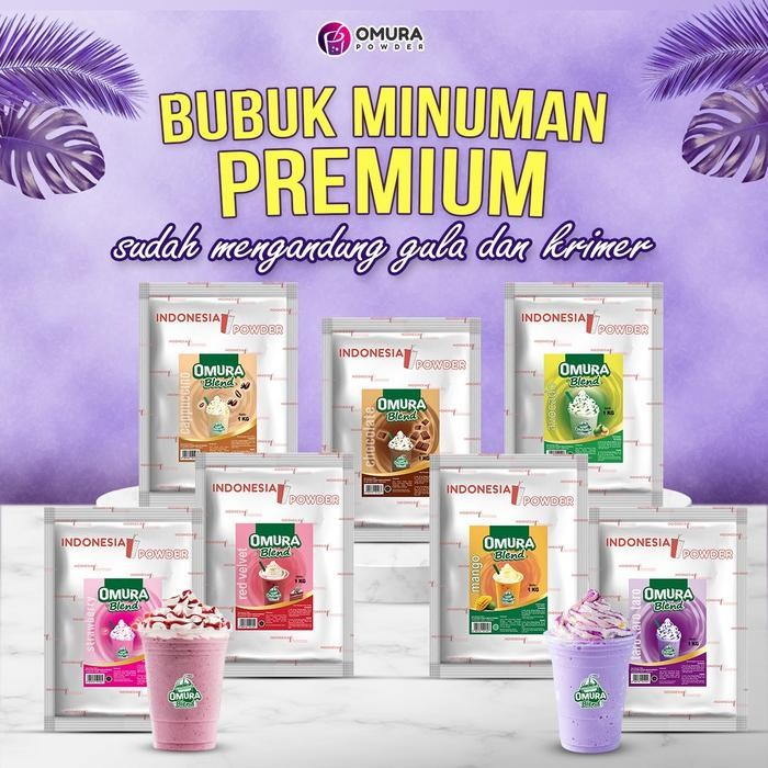 

[SERIES] Bubuk Minuman Premium Aneka Rasa 1 Kg Mengandung Gula Dan Krimer Indonesia Omura Powder