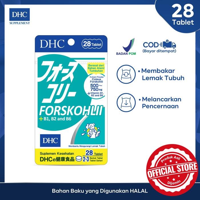 

DHC Supplement Forskohlii / Suplemen Makanan Diet Pembakar Lemak