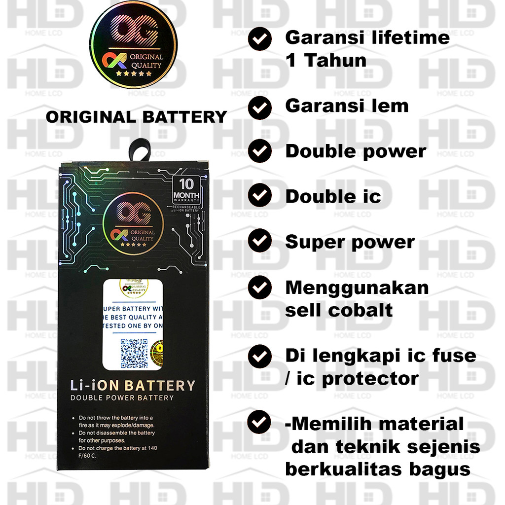 {OG SUPER} BATERAI IPH SE 2020 ORI OG SUPER