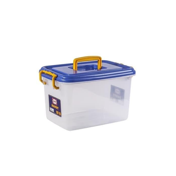 Shinpo Sip 133-2 Handy Container Box Dgn Handle Cb 15 Liter (By Gojek) Kode 713
