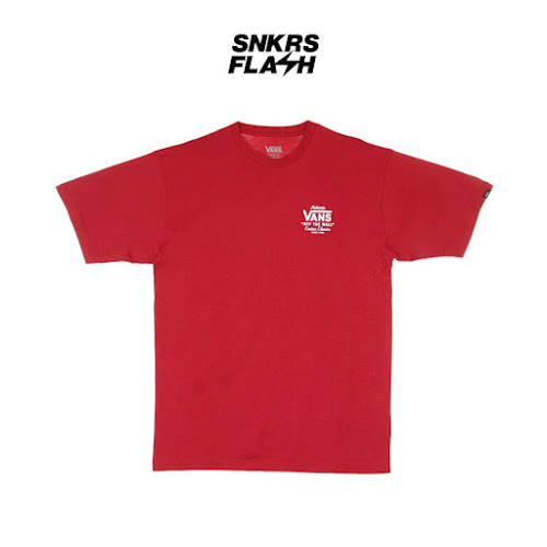 VANS HOLDER ST CLASSIC CARDINAL Baju Lengan Pendek Unisex - VN0A3HZFCAR - Size M