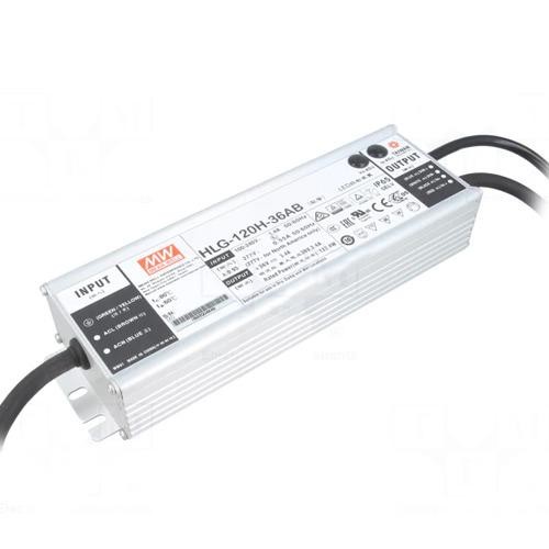 Mean Well Switching Power Supply Hlg-120H-36Ab 120 Watt 36 Volt