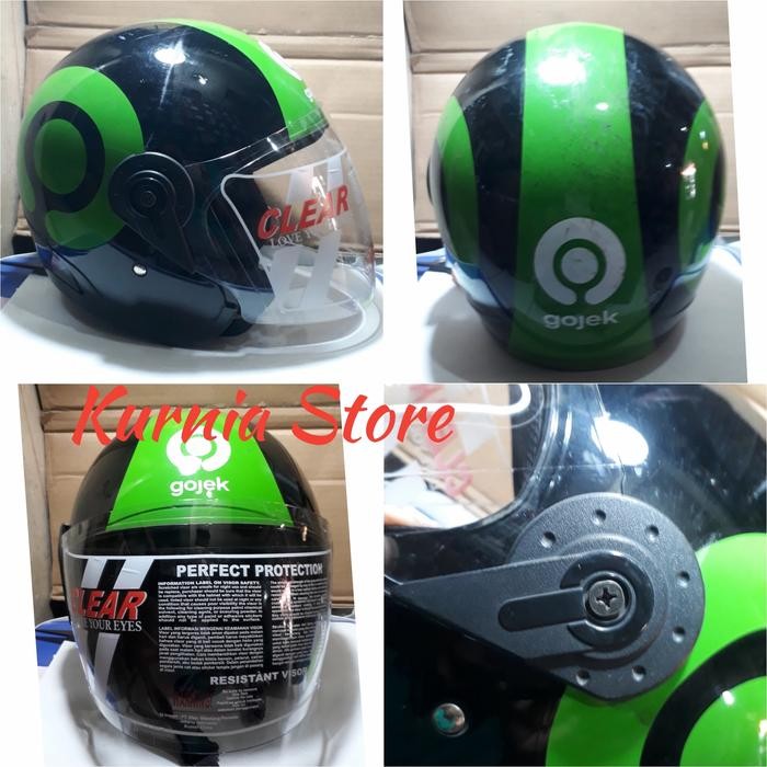 Terlaris - Kaca Helm Gojek 2020 Visor Helm Gojek