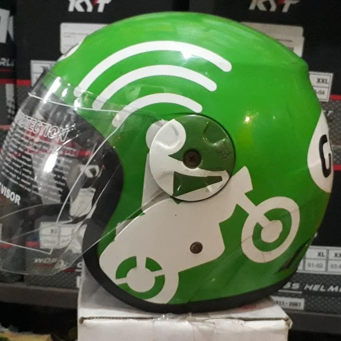 Terlaris - Kaca Helm Gojek Visor Helm Gojek
