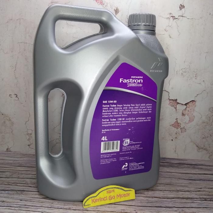 (Allthebest) OLI FASTRON 15W-50 4L - OLI FASTRON TECHNO 15W-50 PERTAMINA