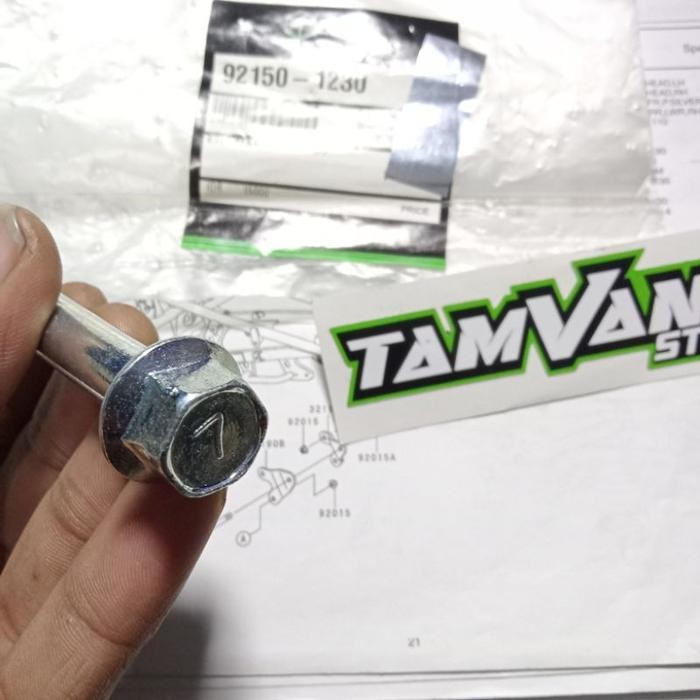 (Allthebest) BAUT GANTUNGAN MESIN BAWAH DEPAN NINJA RR R SS KGP