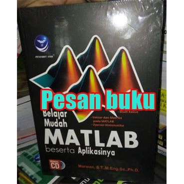 

SALE !!! BUKU BELAJAR MUDAH MATLAB BESERTA APLIKASINYA+CD READYY