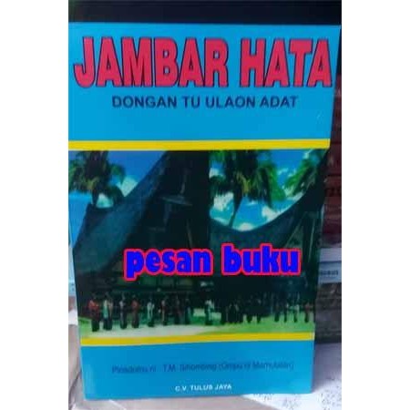 

SALE !!! BUKU JAMBAR HATA DONGAN TU ULAON ADAT - T.M. SIHOMBING READYY