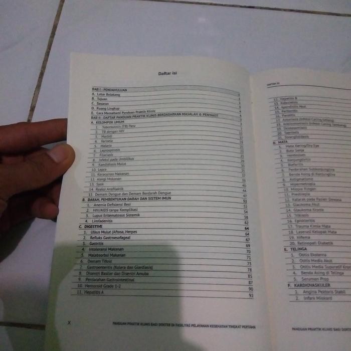 

SALE !!! BUKU PANDUAN PRAKTIK KLINIS BAGI DOKTER DI FASILITAS PELAYANAN KESEHATAN PRIMER EDISI 1
