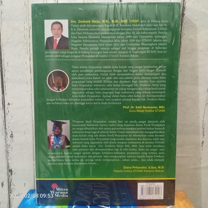 

SALE !!! PERPAJAKAN INDONESIA EDISI 2 BY DRS DWIKORA HARDJO M.SI M.M BKP CRGP READYY