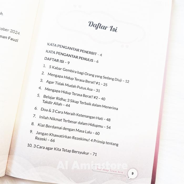 

SALE !!! BUKU USTADZ HILMAN FAUZI - SAAT HIDUP TERASA BERAT - RAHASIA AGAR KELUAR DARI KESULITAN