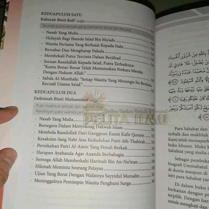 

SALE !!! BUKU 22 KISAH SAHABIAT - WANITA HEBAT GENERASI SAHABAT (TERJEMAH KITAB QASHASH WA 'IBAR WA