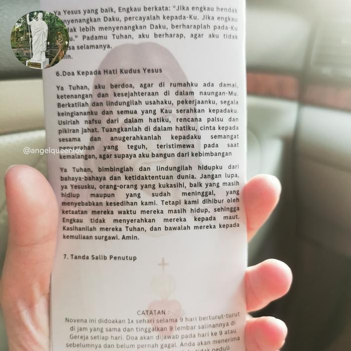 

SALE !!! LEMBAR NOVENAHATI KUDUS YESUS 1SET (81LEMBAR) READYY