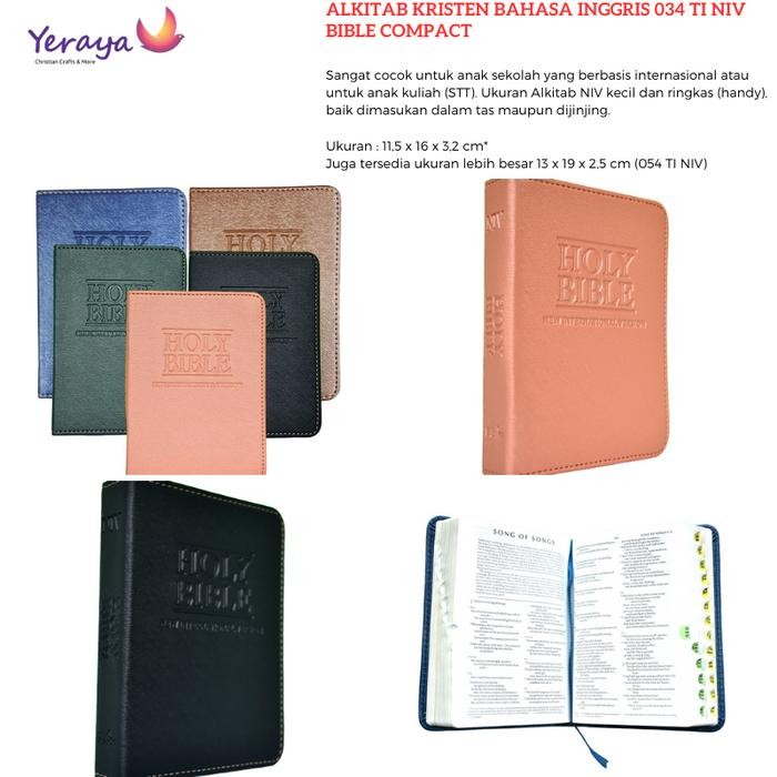 

SALE !!! ALKITAB KRISTEN KITAB SUCI KECIL TB2 034 TI BIBLE COMPACT COVER ANAK READYY