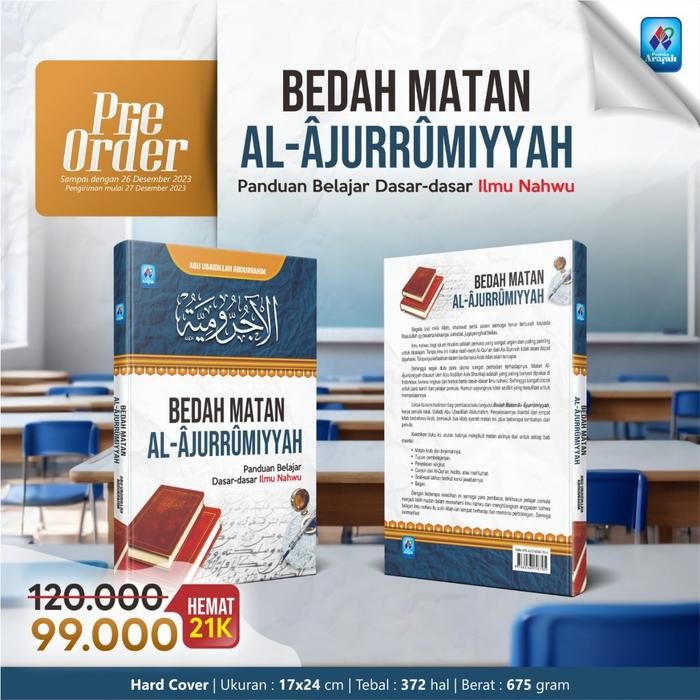 

SALE !!! BEDAH MATAN AL-AJURRUMIYAH PANDUAN BELAJAR DASAR-DASAR ILMU NAHWU PAR READYY