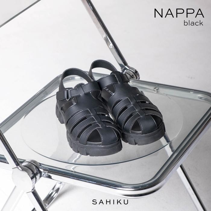 alfa SAHIKU - Nappa Sepatu Sandal Chunky Sandal Sporty Casual Sandal Wanita Sepatu Sandal Wanita