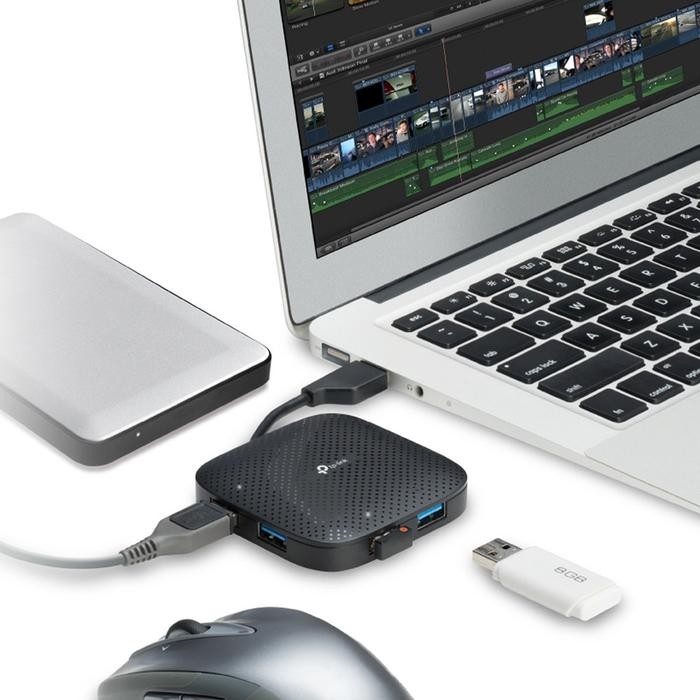 Tp-Link Uh400 Portable Usb Hub 4 Port Tplink