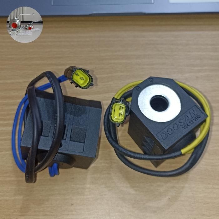 Coil Doosan 13Mm / Solenoid Coil Doosan Lobang 13Mm / Koil 13Mm / Coil 13Mm Dc12 Dc24 Volt