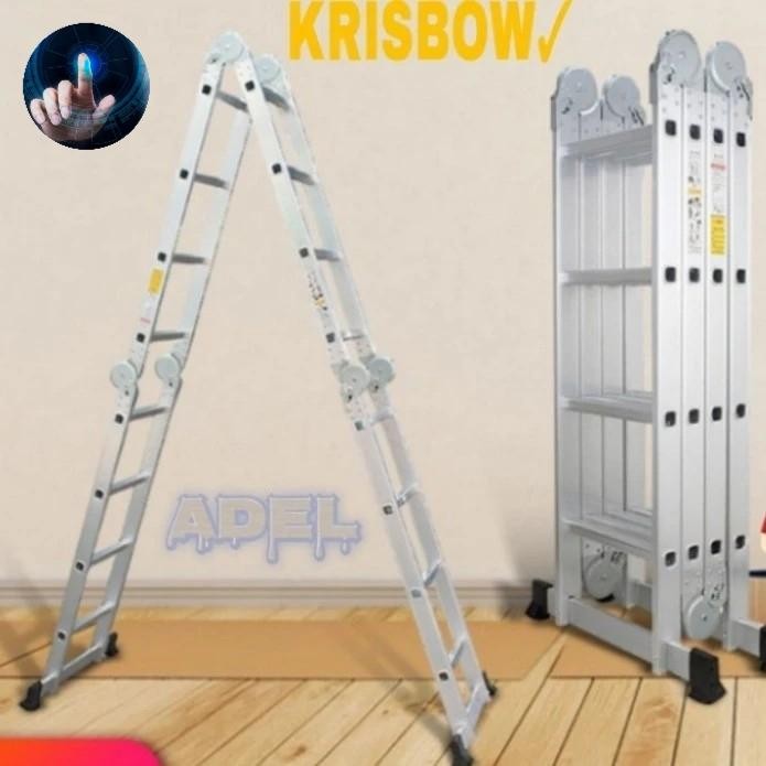 KRISBOW 4.4M tangga lipat multifungsi tangga serbaguna *
