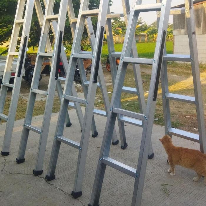 tangga lipat baja ringan 2 meter - 2.5 meter - 3 meter *
