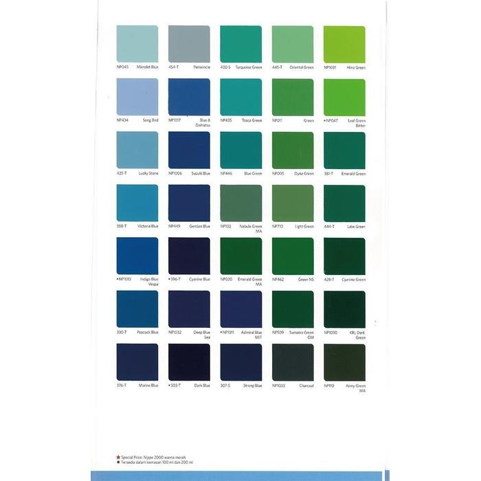 Cat Duco Nippe 2000 1 Kg - Warna Hitam, Putih & Clear