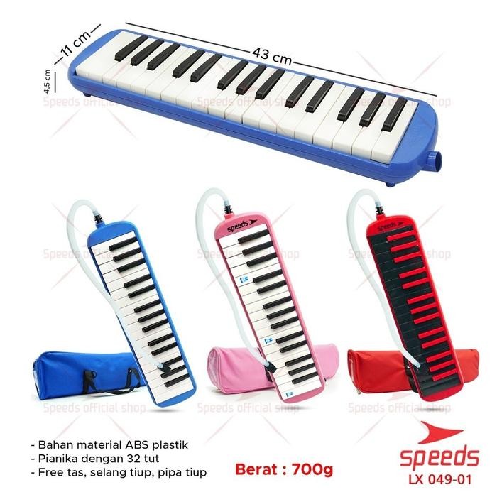 Speeds Alat Musik Piano Tiup Pianika Free Tas Keyboard Mainan Anak Perlengkapan Sekolah Pasti Diskon