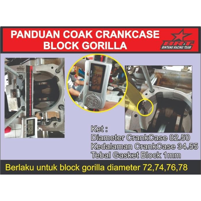 Khusus Gosend Paket Trabas Gorila Brt Racing Crf 150 Verza New Megapro Fi 250 300 Cc