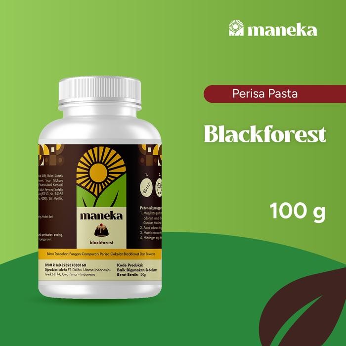 

Maneka Perisa Pasta Blackforest - Aroma Perasa dan Pewarna Makanan Rasa Black Forest 100 ML