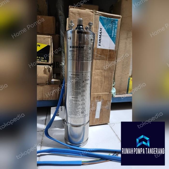 ready DINAMO MOTOR POMPA SATELIT FIRMAN 1.5HP 4" SUBMERSIBLE FIRMAN