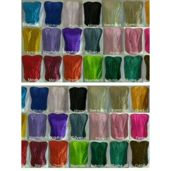 Longtorso Satin Tali ~ UKURAN JUMBO