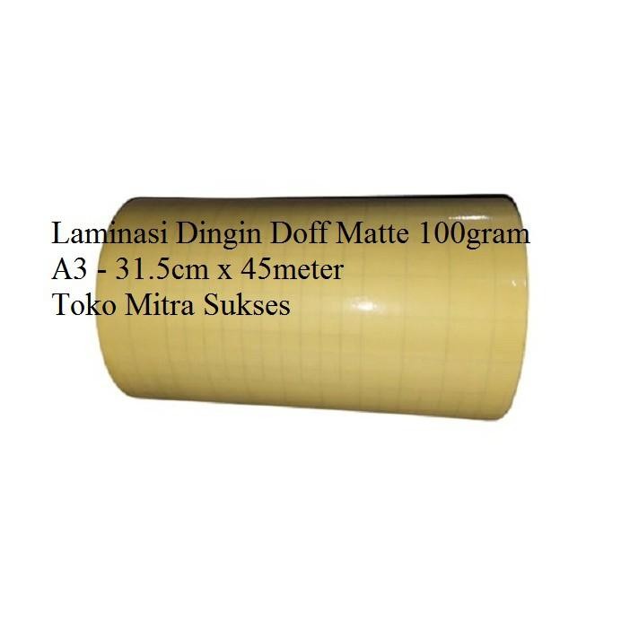 

Laminasi Dingin Doff A3 - 31.5cm x 45m x 100gram