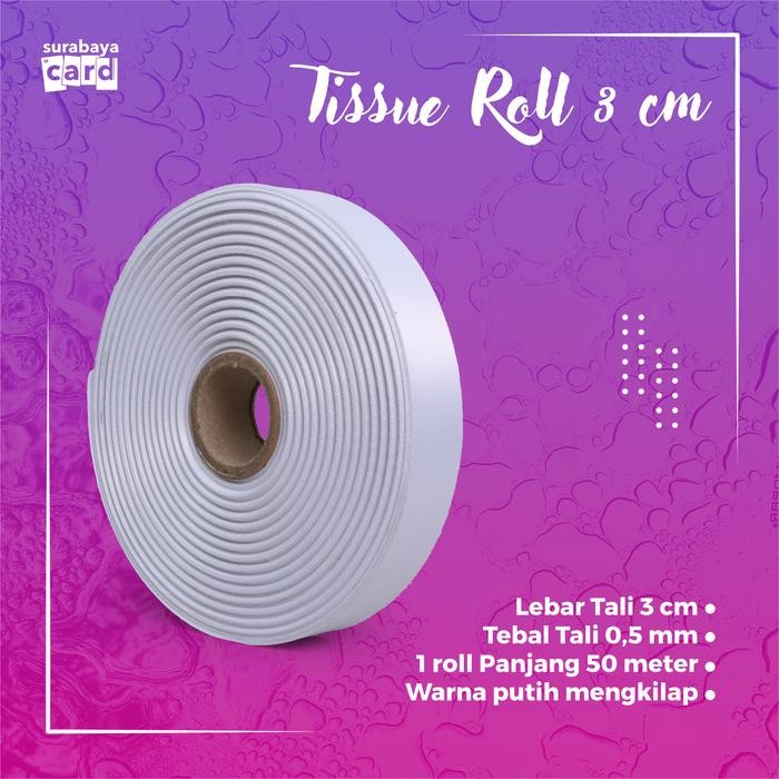 

Tali Pita Lanyard Tisu Tissue Printing Sublime Ukuran 3 Cm Roll