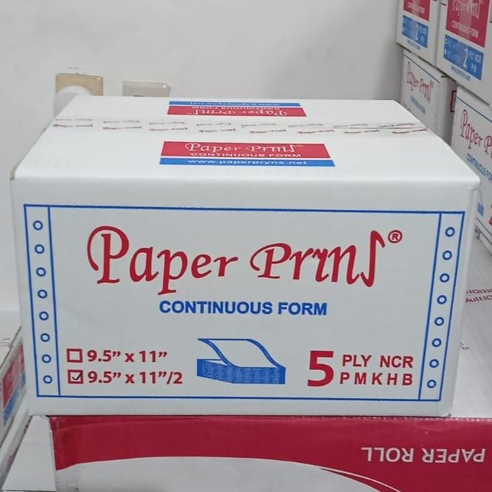 

Continuous Form 5 Ply Warna 9.5 x 11 Paper Prints