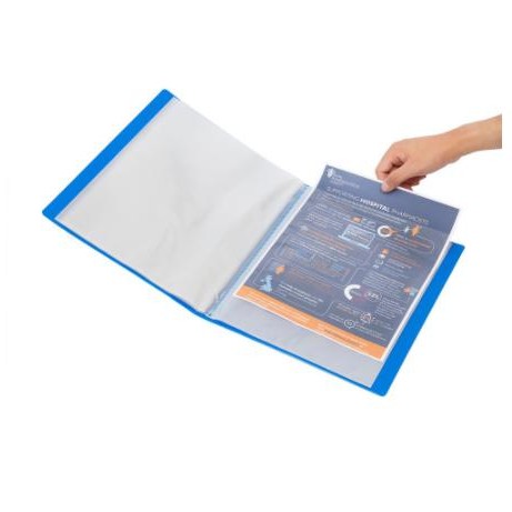

Pp Display Book A4 40 Pockets Biru Bantex 3145 11