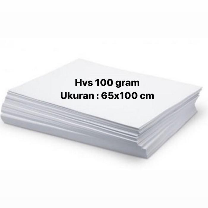

Kertas hvs 100 gram ukuran plano isi 250 lembar