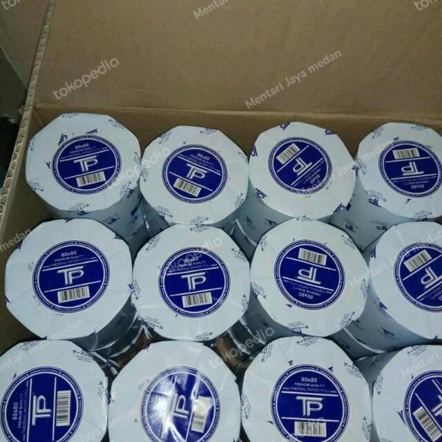 

kertas thermal 80 x 80 dus isi 50 roll. (KHUSUS GRAB / GOJEK)