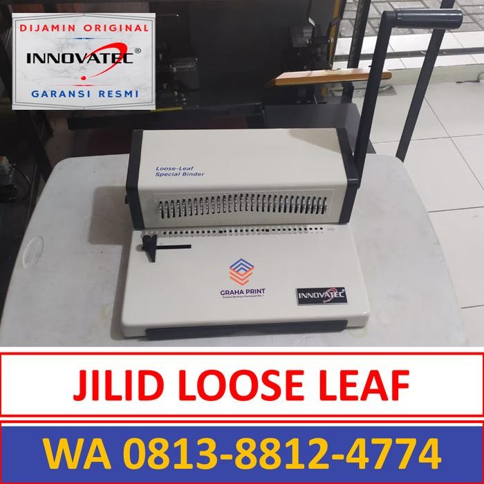 

Mesin Binder Loose Leaf INNOVATEC Alat Jilid Pelubang Buku Loose Leaf