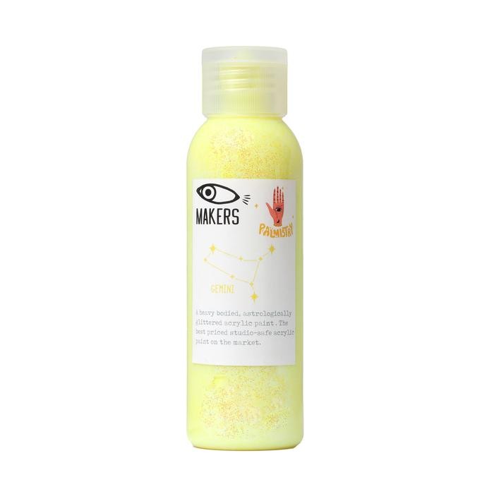 

Stok Baru MAKERS Yellow Acrylic Glitter Paint 100 ml GEMINI