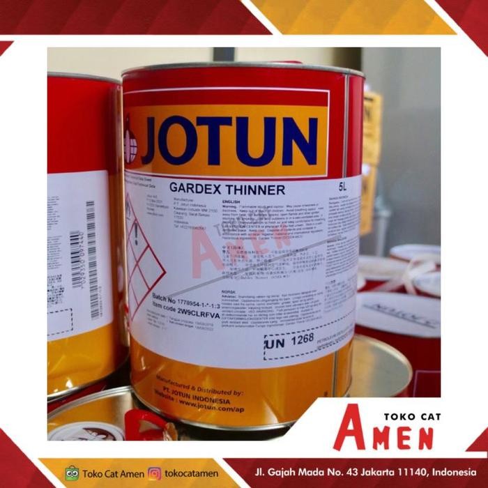 JOTUN GARDEX THINNER 5LT / PENGENCER CAT MINYAK