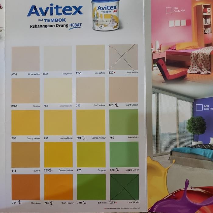 Cat Tembok Avitex Interior 1Kg