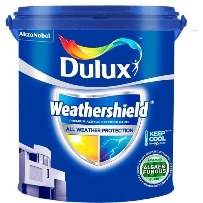 DULUX WEATHERSHIELD 2.5L / BUTTER CUP / SAGOO / CHEESE CRUST