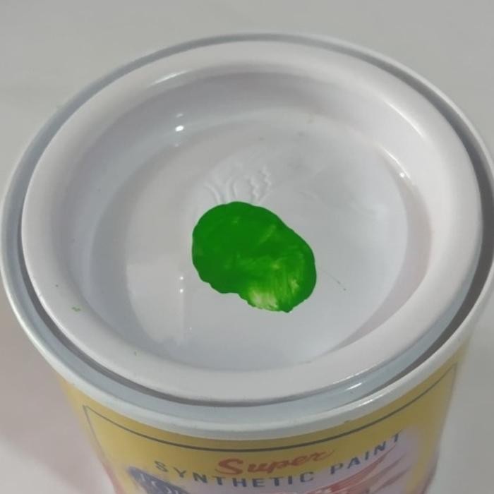 Cat Minyak Kayu Besi 990 Tropicana Hijau Cap Kuda Terbang 100 ml Synthetic Paint Gloss Pewarna