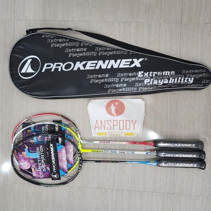 Raket Badminton Prokennex Power Pro 704 / 709 Promo Terlaris Best Quality 100% Original
