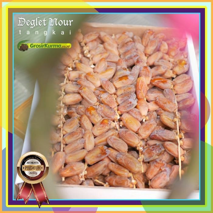 

DISKON Kurma Tunis Tangkai 5kg Deglet nour Tunisia Dates grosirkurma.co.id READY STOCK