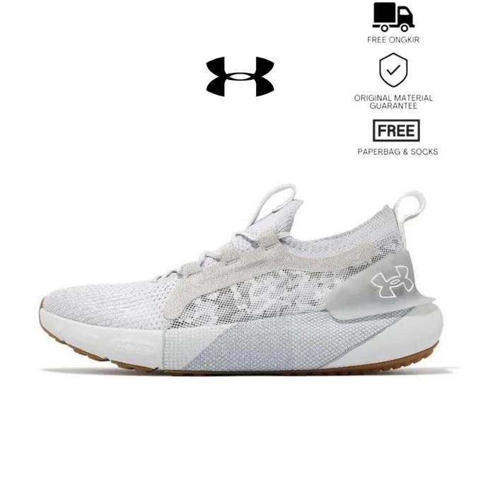 Under Armour Hovr Phantom 3 Se Mens Road Running Shoes Mod Grey Terbaru Best Quality 100% Original