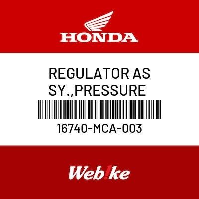 REGULATOR ASSY., PRESSURE 16740-MCA-003 GOLDWING OEM part Honda