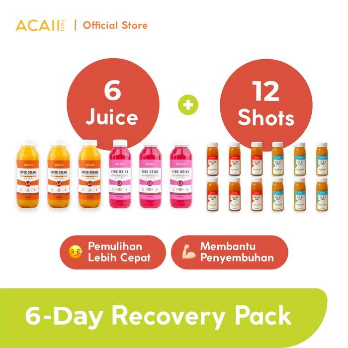 

Acaii Tea 6-day Recovery Pack (6x500ml & 12x125ml)