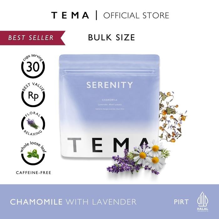 

TEMA Tea Loose Leaf Large Pouch - Serenity / Chamomile Lavender Tea