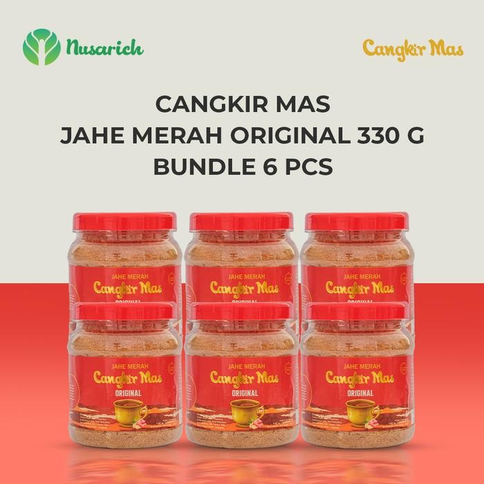 

CANGKIR MAS Jahe Merah Original 330 Gr Paket Hemat 6 Pcs